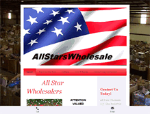 Tablet Screenshot of allstarswholesale.com
